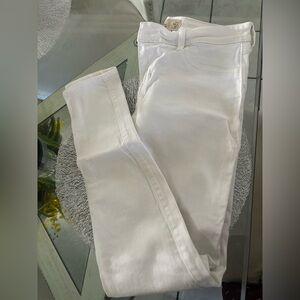 Hollister White Skinny Jeans Full-Length Denim